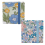 2 peças mini caderno de aquarela 2,4 x 2,4 polegadas 300g 1
