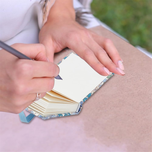 2 peças mini caderno de aquarela 2,4 x 2,4 polegadas 300g 2