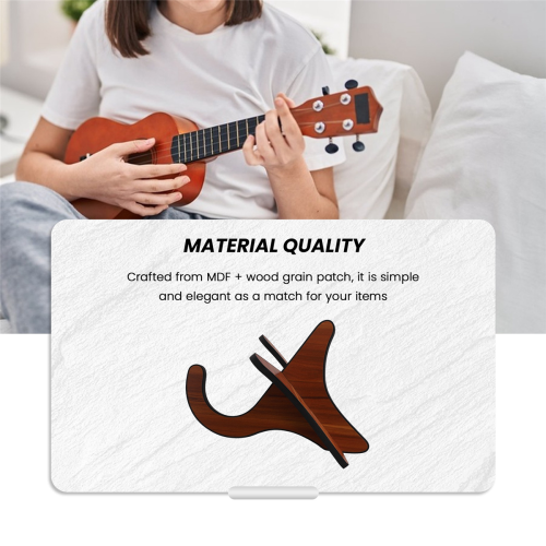 Supporto per ukulele portatile in MDF da 2 pezzi, supporto verticale Gu 2
