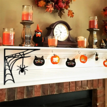 Pegatina de pared de pájaro para decoración de esquinas de marco de puerta de Halloween