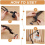 Black Embroidery Table Stand Kit 8-12mm Hole Hand 4