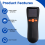 Mini scanner Bluetooth portátil 1D/2D código sem fio 10