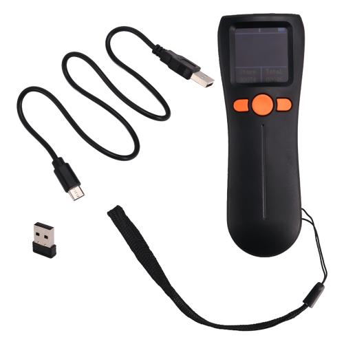 Mini scanner Bluetooth portátil 1D/2D código sem fio 1