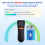 Mini scanner Bluetooth portátil 1D/2D código sem fio 6