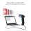 Leitor de código de barras portátil com fio USB 1D/2D universal 7