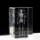 3D Laser Engraved Human Skeletal Crystal Cube Figu 4