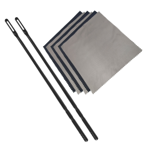 Varilla de limpieza para flauta + 6 paños de limpieza para madera 1