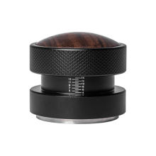 Tamper de café autoadaptável em altura, madeira maciça