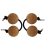 Shaker 2 Paar Cork Kashaka Asalato Ball Instrumen 2