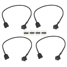 4 stuks RGB-verlengkabel 12V 4-pins naar SM 4-pins Fema
