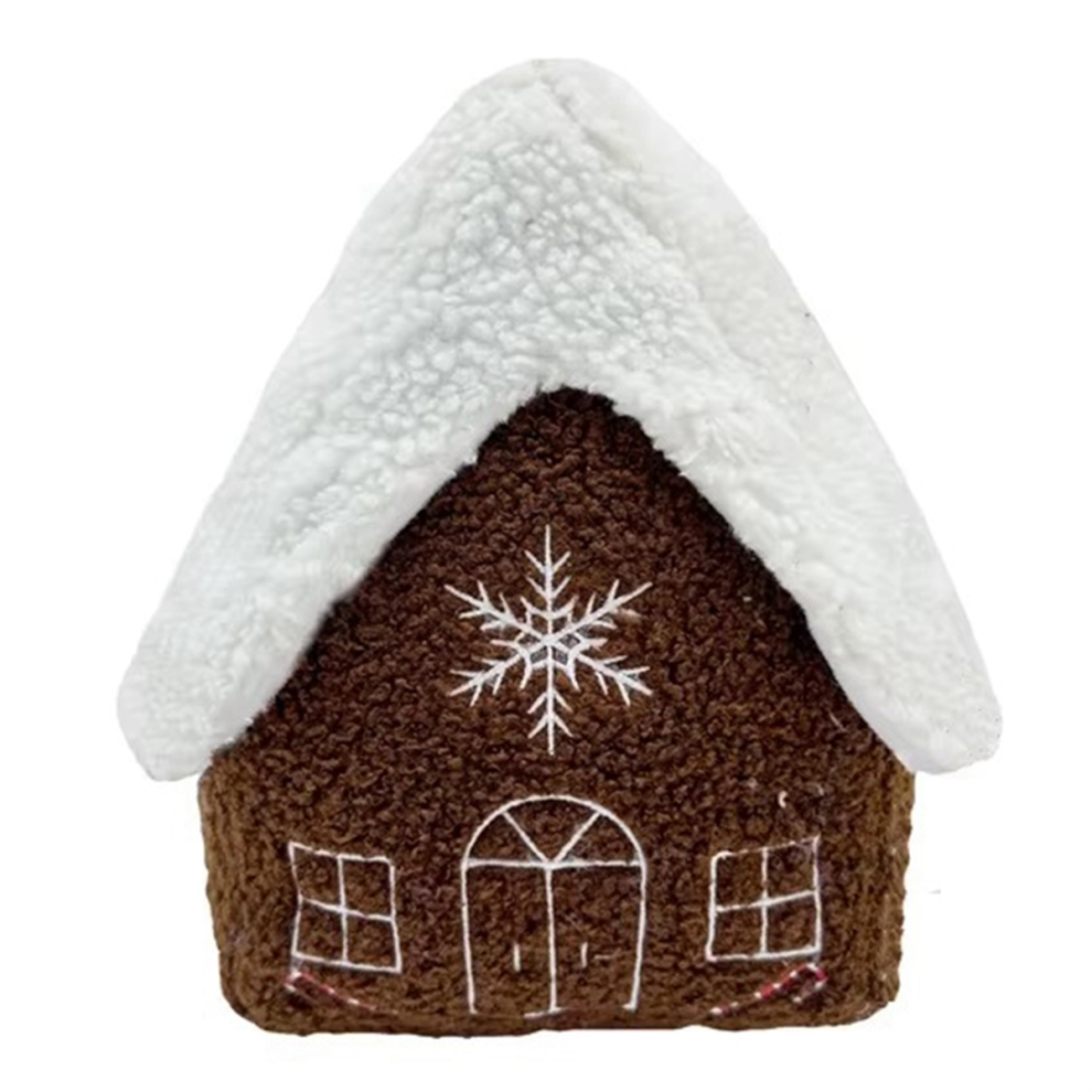 Cuscino Di Peluche A Forma Di Casa Di Pan Di Zenzero, Decorazione Per La Casa