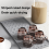 Tapete de silicone para café 15,75 x 23,6 polegadas com barra removível 9