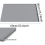 Tapete de silicone para café 15,75 x 23,6 polegadas com barra removível 11