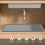 Tapete de silicone para café 15,75 x 23,6 polegadas com barra removível 5