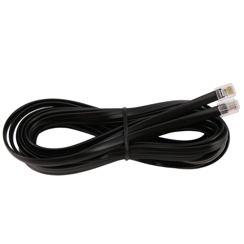 Cabo de extensão telefônica RJ11 6P6C para fax e modem 1