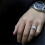 1 τεμάχιο Elegant Diamond Ανδρικό Δαχτυλίδι με Κρύσταλλο και Ανοιχτό Δαχτυλίδι 6
