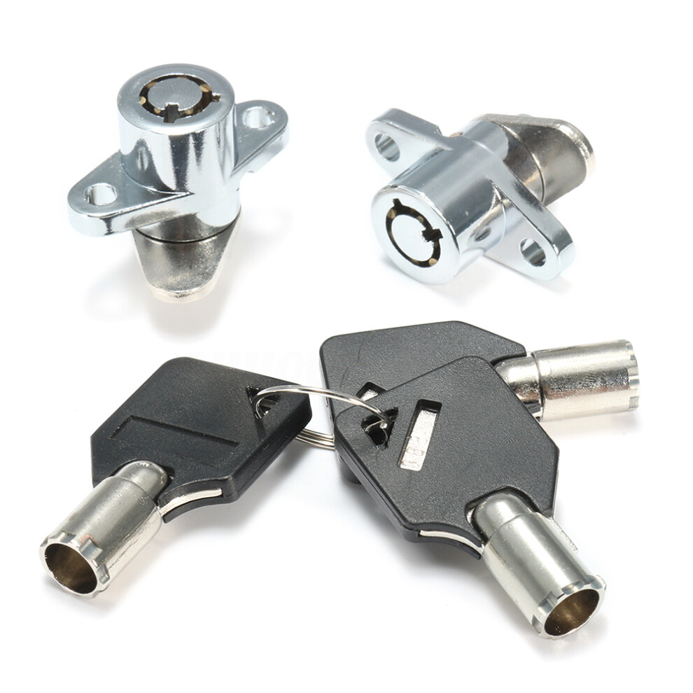 Set Di 2 Lucchetti Rigidi Per Borse Laterali, 3 Chiavi Per Touring Glid