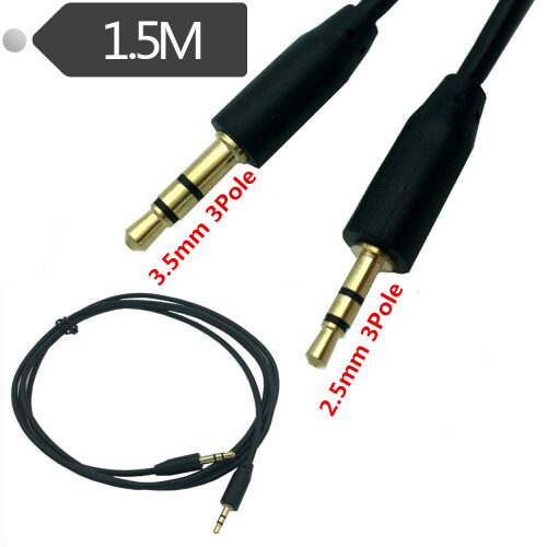Υψηλής ποιότητας αρσενικό 2,5 mm σε 3,5 mm προσαρμογέα ήχου καμπίνας 2
