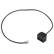 RJ9 4P4C mannelijke naar dubbele vrouwelijke poorten connector Telep