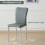 AINPECCA (PU, 6) Light Luxury Dinning Chair Office Backrest Bedroom 5