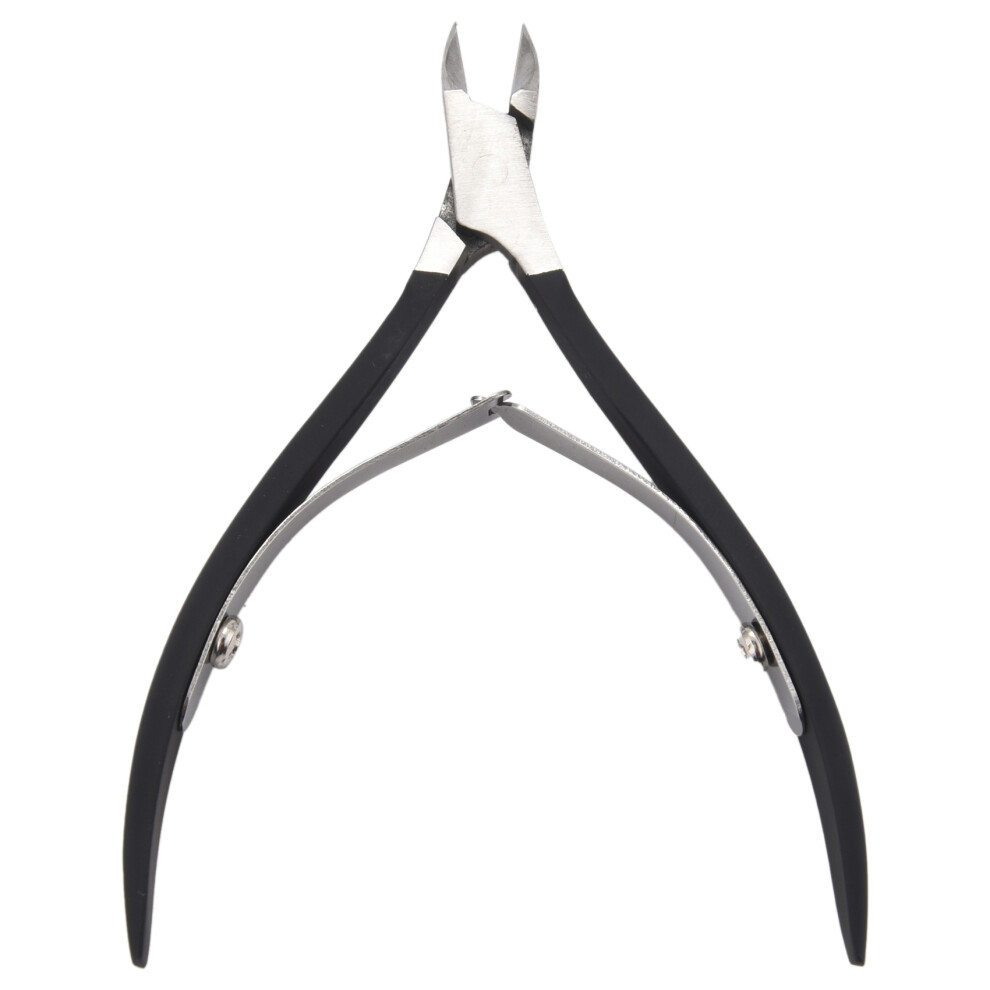 Semoic Black Nail Tweezer Cutter Nipper Clipper Remover Manicur