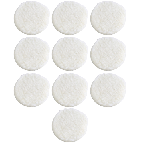 10 peças de almofada de polimento de carro de 125 mm, cera de polimento de 5 polegadas