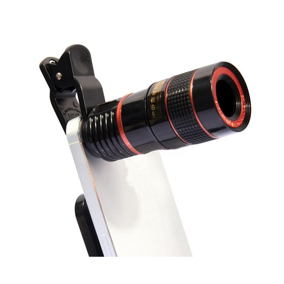 8X Hd Mobile Phone Magnifying Glass Microscope Digital Telescope Camera Lens For Mobile Phone Camera Magnifying Glass (Color : ) White 6276012687971
