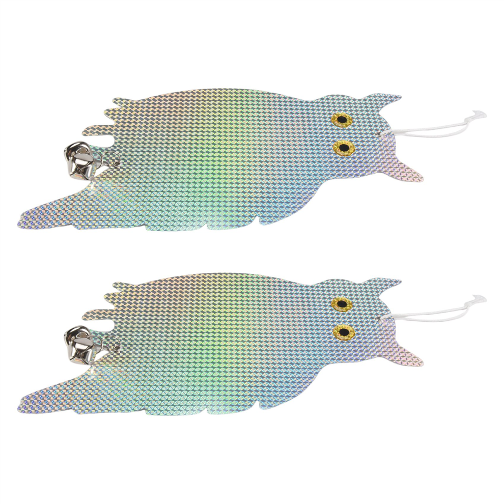 2PCS Owl Bird Repellent Deterrent Hanging Device E-image-OPC-PHZZTWT-NEW