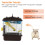 Gaiola para hamsters com claraboia transparente 3