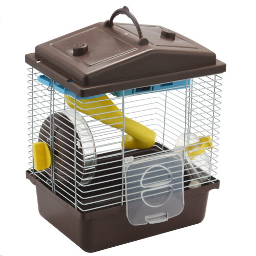 Gaiola para hamsters com claraboia transparente