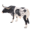 Πλαστικά βοοειδή Longhorn Bull Ζώα Στατικά Χαριτωμένα M 8