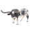 Πλαστικά βοοειδή Longhorn Bull Ζώα Στατικά Χαριτωμένα M 9