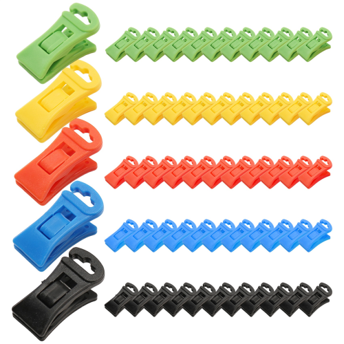 60 Sokkenclips voor wasmachine en droger, met 2