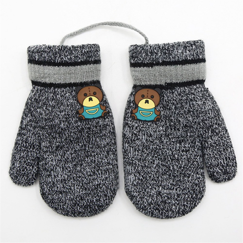 Kleinkind Kinder Kurze Strickhandschuhe Winter Dicke Fle 2