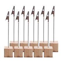 10 PCS Memo Halter Kiefer Basis Nachricht Clip Vertikale
