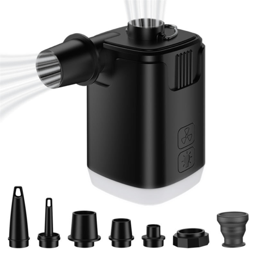 Tragbare Mini-Luftpumpe für Aufblasbares: Eingebauter 40 2