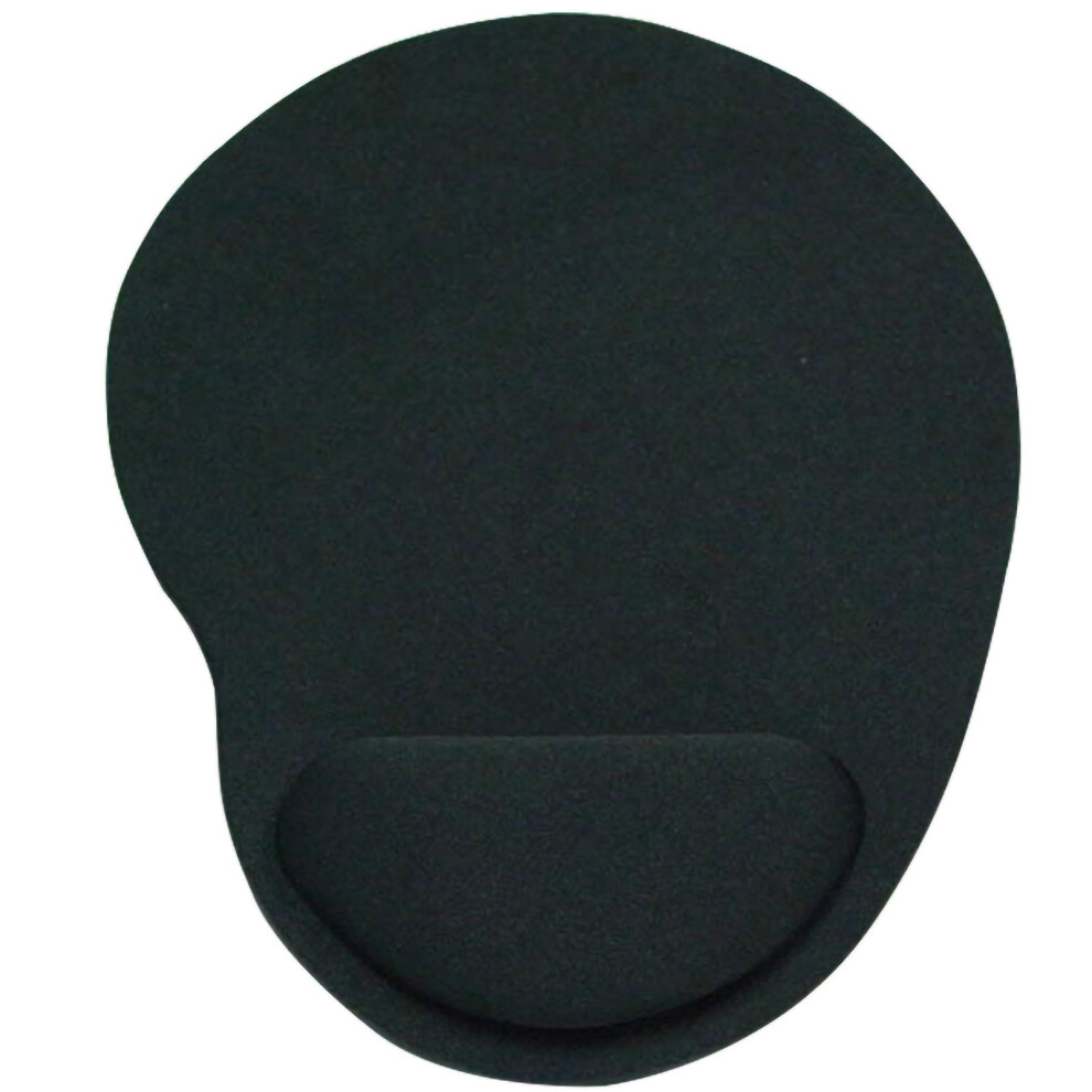 Wrist Rest Mouse Pad Ergonomic Design Soft Elastic Black 9121376887789