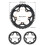 34T-110BCD Στρόφαλος ποδηλάτου δρόμου 53 50 39 34T Gear 6