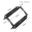 2pcs Metal Pedals Side Steel Sliders Footboard for 7