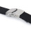 Watch Bands Sport Black Silicone Rubber Strap Depl 3