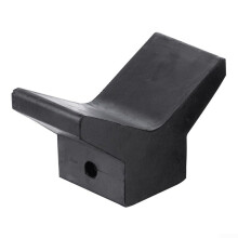 Robust construction of the rubber trailer bow support, compatible with all types of boats with a standard size of up to 30.5 cm shaft (size 1).