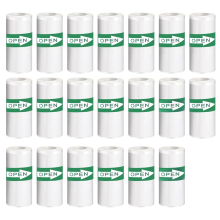 20PCS Mini Drucker Papier, Thermo Aufkleber Papier, Se