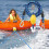 Water ski tow harness, quick release, multirider support, 4 rider set, blue 5