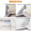 10PCS Γωνιακός σύνδεσμος επίπλων γενικής χρήσης, γωνία 8