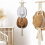 Cabides para chapéus Boho Rack Cabide para organização de porta 9