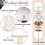 Cabides para chapéus Boho Rack Cabide para organização de porta 11