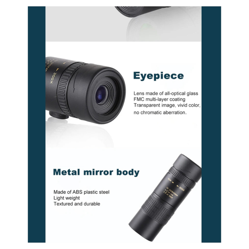 Télescope monoculaire HD avec zoom 10-300x40 portable 2