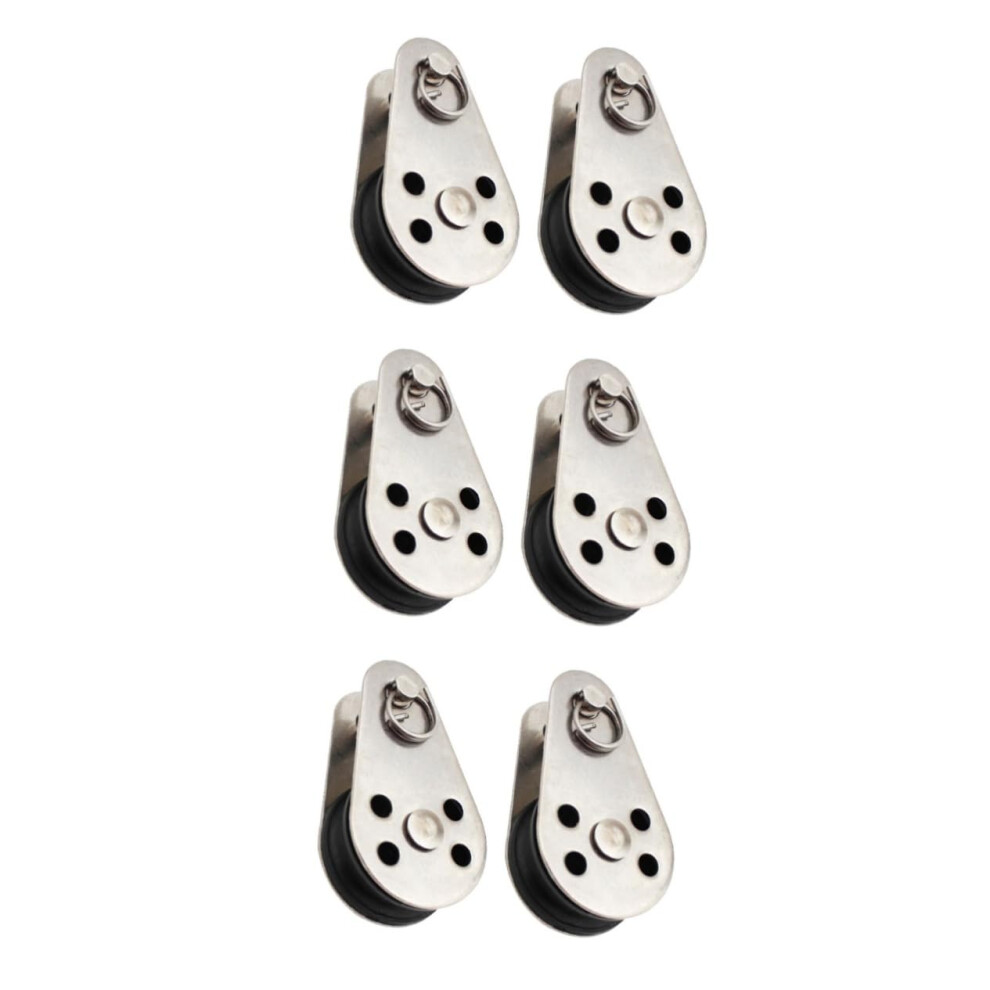 Riemenscheibe Pulley Nylonseil Block And Tackle Rollers Heavyduty Disc Pulleys For Fishing Nets 6493810026430