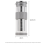 Cold Brew Kaffeemaschine Mason Jar Pitcher 800ML Sta 10