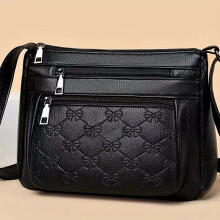 (Elderly Butterfly) Dimensional Three Kangaroo Street Square Bag Women Polyester Inner Lining Pocket